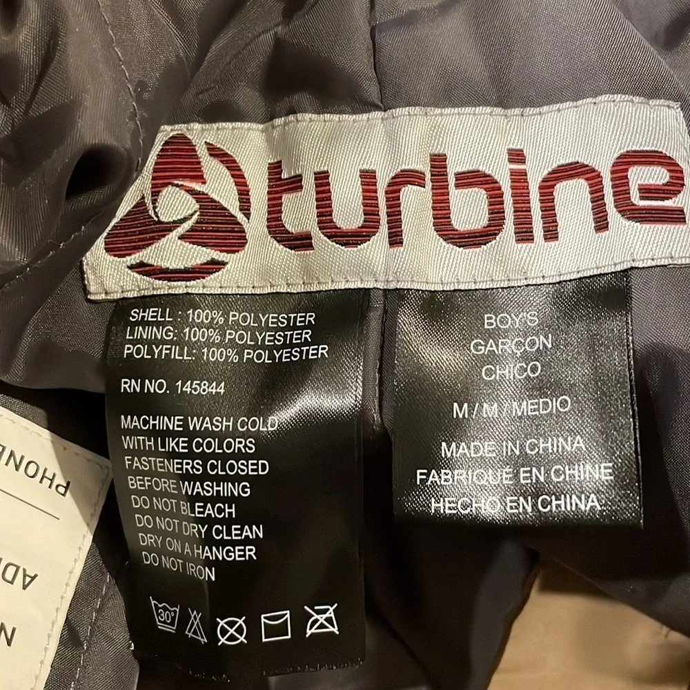 Nwot Turbine Tan Youth Ski/Snowboarding Pants Size Medium